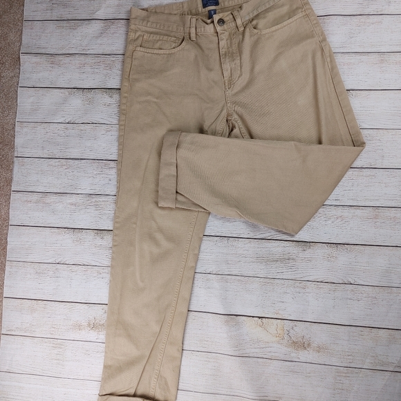 Vintage Tan Club Monaco Jeans Wide straight leg  taper balloon leg 30 y2K - Picture 2 of 8